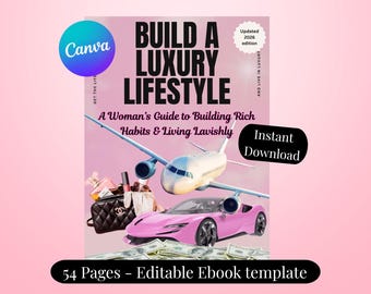 Guía de estilo de vida de lujo / Ebook para mujeres / Manifestación, dinero, marca + Planificador de negocios para jefas (PDF)