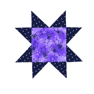 Sawtooth Star - 12 Inch Finish Block