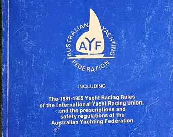 Australian Yachting Federation 1981-1985 Yacht Racing Book