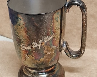 Yass Golf Club - Engraved Pewter Mug 1950's