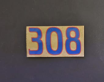 Holden "308" Orange and Blue Decal