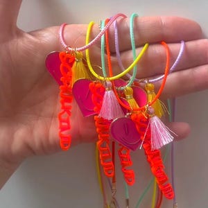 NEON CHAINS | Alphabet | MOM | heart | Yeah | Yay | Lightning | Disco ball | Salty