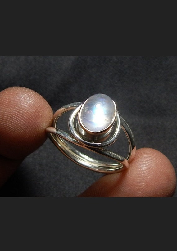Adjustable Cat Eye Moonstone Ring Trendy Punk Style Vintage Gemstone Rings  For Womens Fashion Jewelry Gift From Moge_1, $8.05 | DHgate.Com