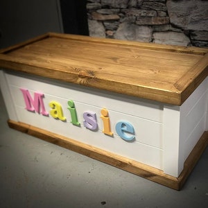 Walnut toy box deals