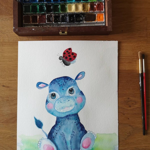 Hippo and ladybug friendship