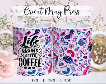 Animal Mug Wrap, Cricut Mug Press Svg, Mug Wrap Sublimation, Infusible Ink SheetSvg, Cricut Mug Wrap Svg, Coffee Mug SVG, Mug Wrap Template