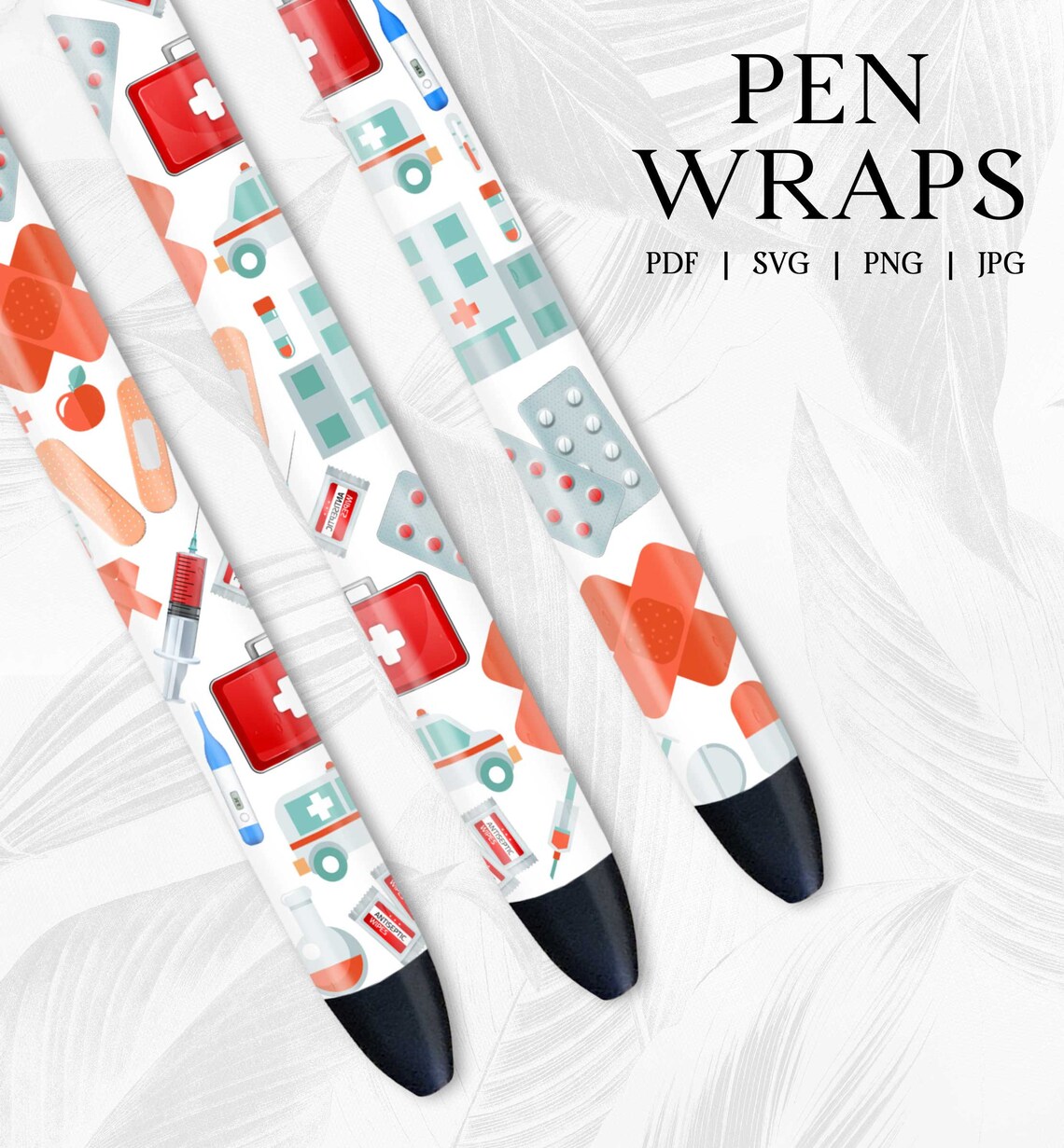 Medical Assistant Pen Wrap Pen Wrap Svg Sublimation Pen Etsy