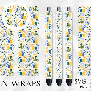 Down Syndrome Pen Wrap, Pen Wrap Svg, Sublimation Pen Wrap Design, Epoxy Pen WrapsSvg, Glitter Pen Wraps, Pen Wraps For Vinyl,