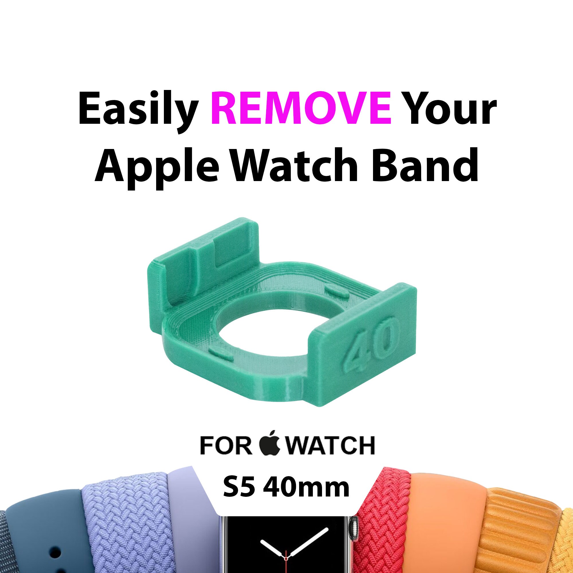 Apple Watch Band Tool S5 40mm Etsy