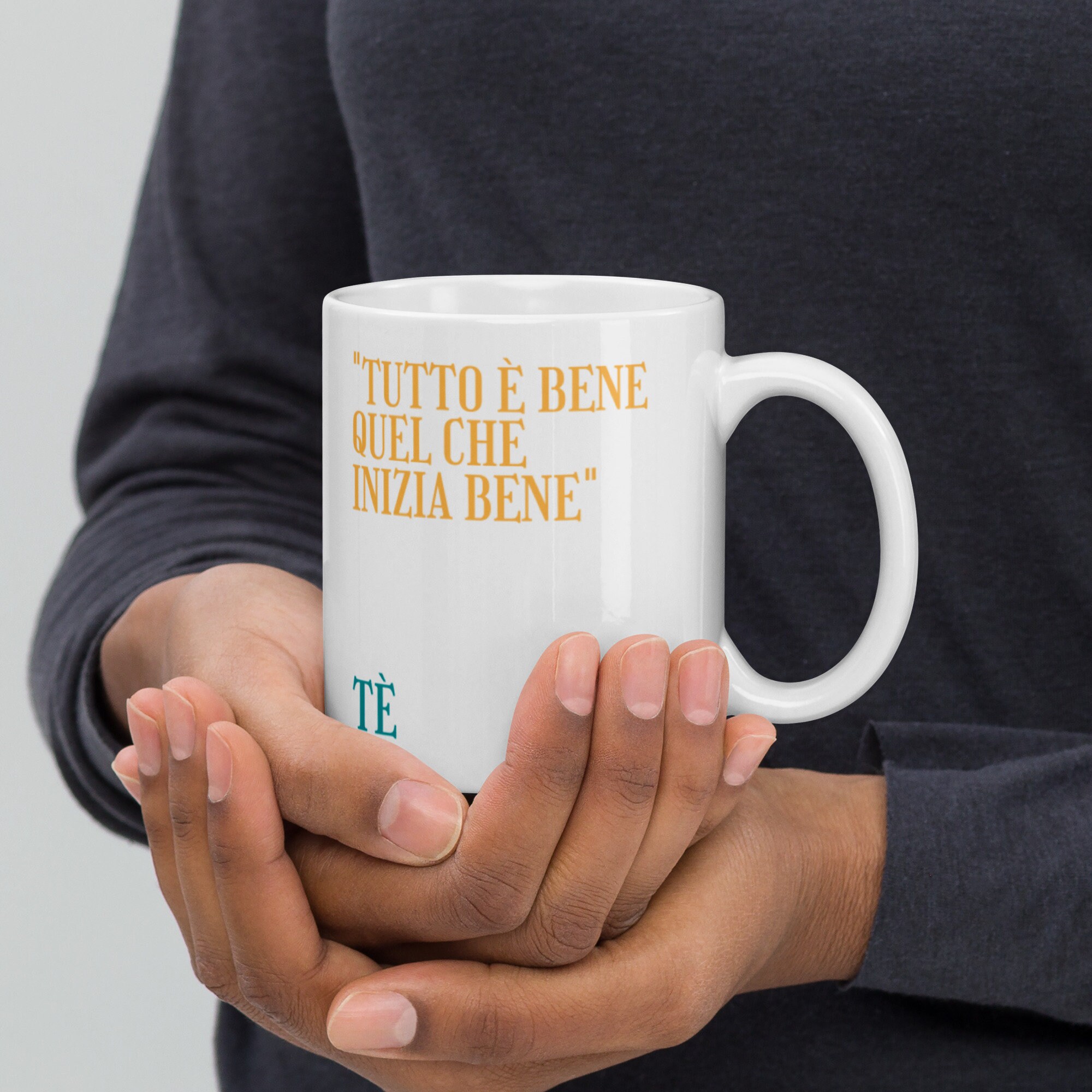 La Tazza Da Tè Tutto È Bene Quel Che Inizia È L'idea Ideale Per Un Regalo Parenti, Amici, Colleghi O