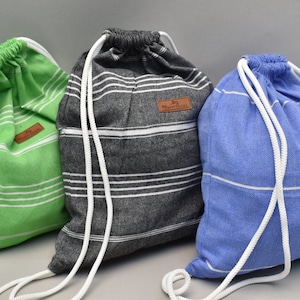 summer set backpack, boho backpack, 3 pieces set bag, weekender bag, travel backpack, beach backpack, pool bag 14x18 inch Sultan-bp set-1