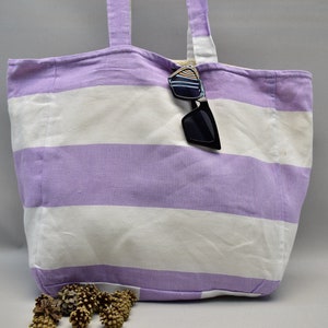 shoulder bag, summer tote bag, turkish peshtemal bag, weekender bag, organic cotton bag, beach tote bag, pool bag 16x22 inch p-white Totebag