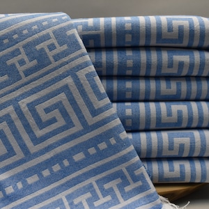 turkish towel, personalized gifts, bath towel, hammam towel, beach towel, gift towel, 40 x 70 inch peshtemal towel, cerulean JK - PAC-MAN,E1