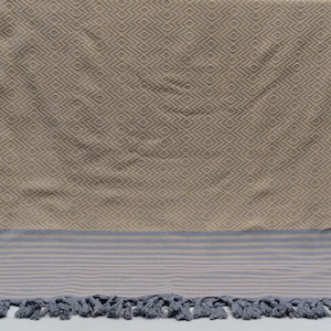 personalized gifts, decorative blanket, organic cotton blanket 80 x 108 inch turkish blanket, custom blanket, bed blanket, Salmon, Atıl-P
