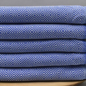 blue towel, turkish towel, beach towel, bachelorette party towel, decorative towel, turkey towel, sauna towel, 40 x 70 inch Diamond-full,C1