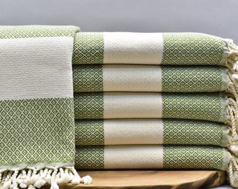 turkish towel, turkey towel, peshtemal towel, beach towel, pool towel, bath towel, wholesale towel, bulk towel 36x68 inch emerald, Kusgozu