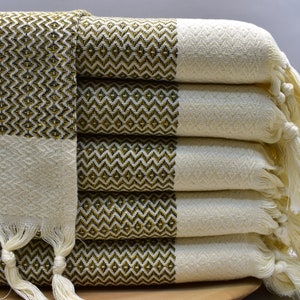 hand towel, small towel, turkish hand towel, face towel, head towel, organic cotton bath towel, dish towel 18 x 40 inch mustard, Hades-PSHKR