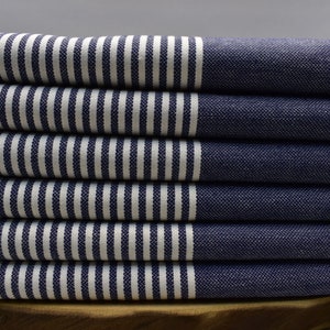 dish towel, turkish peshkir towel, kitchen towel, face towel, bathroom accessories, organic cottton hand towel 18 x 40 indigo HRK PSHKR,G2