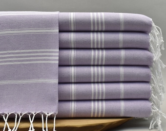 hand towel, small towel, turkish hand towel, face towel, head towel, organic cotton towel, dish towel 18 x 38 inch lavender, Sultan,PSHKR