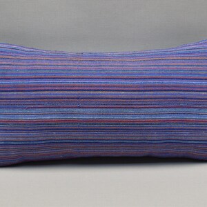 peshtemal pillow, boho pillow, cotton throw pillow, sofa pillow, couch pillow, bench decor turkish lumbar pillow cover, 8 x 16 inch WTT 8