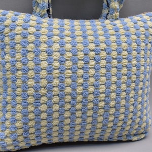 pom pom bag, hand bag, cotton bag, gift for her, personalized bag, daily bag, soft bag, medium size bag, custom bag 14x11 inch Totebag65