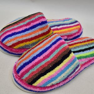 bath slipper, shower slipper, cotton mule, indoor slipper, fluffy slipper, custom gifts, sauna slipper, house slipper, personalized gifts
