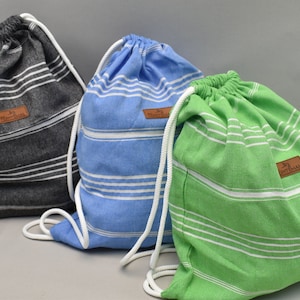 summer set backpack, boho backpack, 3 pieces set bag, weekender bag, travel backpack, beach backpack, pool bag 14x18 inch Sultan-bp set-13