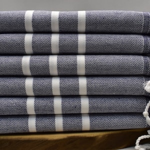 turkish hand towel, peshkir, dish towel, face towel, bathroom accessories, head towel, cotton towel, 20 x 40 inch denim, Athena PSHKR,G2