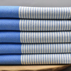 turkish towel, peshtemal towel, turkey towel, beach towel, yoga towel, cotton towel, personalized towel, sax blue 40 x 70 inch inceptk,F1