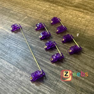 Geölte und ausbalancierte Durock V2 Einschraubstabilisatoren für kundenspezifische Tastaturbau (mit Hole Mod Option) Für 60/87 TKL Tastaturen