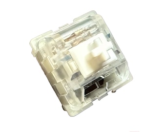 Hand Lubed / Filmed KTT Kang White V3 Linear Switches