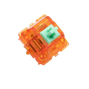 Lubed / Filmed Tangerine Linear Switches 62g Light green