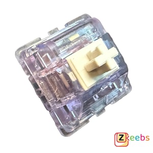 Hand Lubed / Filmed Durock Lavender Linear Switches