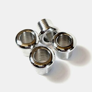 Mercedes Benz W123 Door Lock Ring Bushings – OEM Style Aluminum image 3