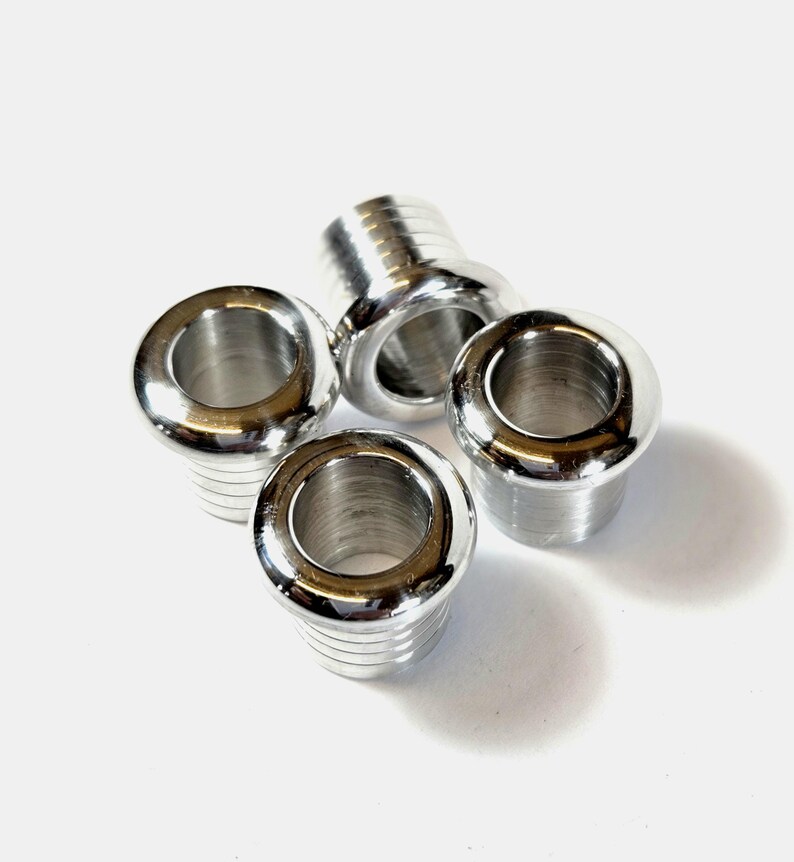 Mercedes Benz W123 Door Lock Ring Bushings – OEM Style Aluminum image 3