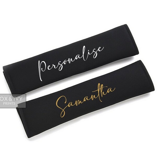 Custom Seat Belt Pad Etsy