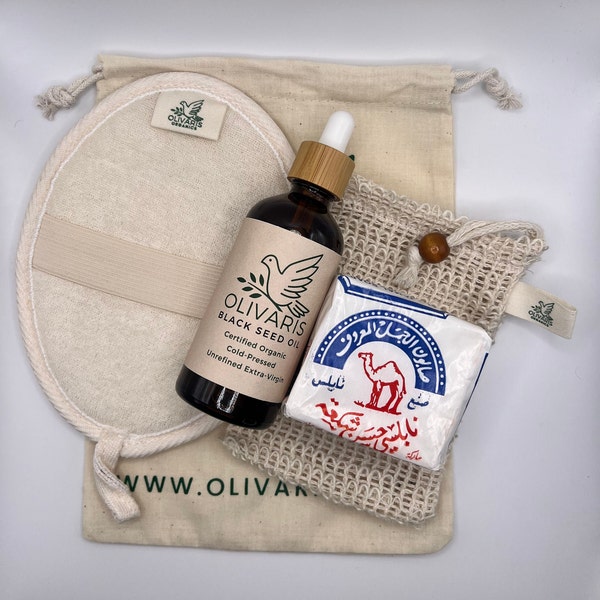 Miljövänlig kroppsvårdspresentset - Eko-set för hud och kropp