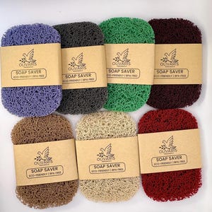 Bioplastic Soap Saver Pad – Zero Waste, Quick-Dry Non-Slip Soap Lift