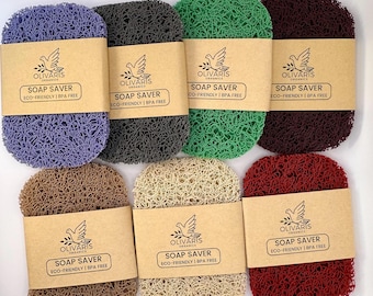 Bioplastic Soap Saver Pad – Zero Waste, Quick-Dry Non-Slip Soap Lift