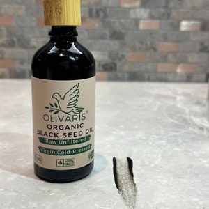XSTRONG ORGANIC BLACK Seed Oil - Cold-pressed - Unrefined - Extra Virgin Egyptian Black Seed Oil - 100mL