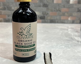 XSTRONG ORGANIC BLACK Seed Oil - Cold-pressed - Unrefined - Extra Virgin Egyptian Black Seed Oil - 100mL
