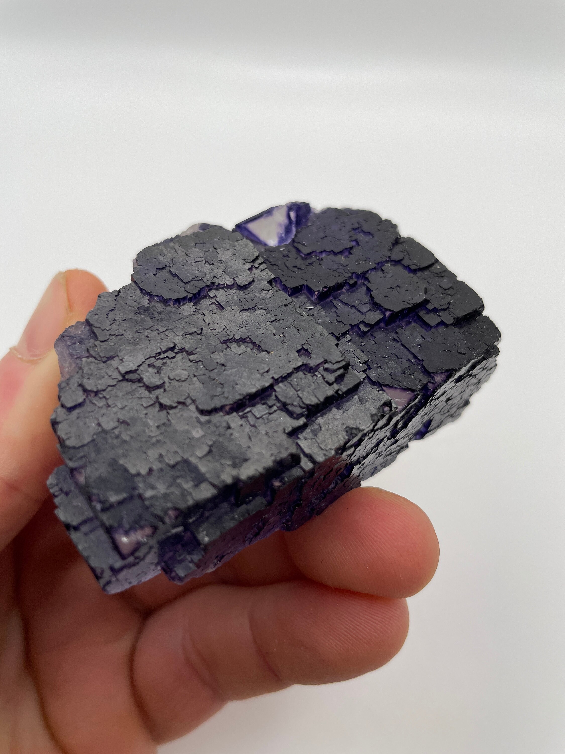 Fluorite Violette, Qualité Aa, Mexique, 190 Grammes