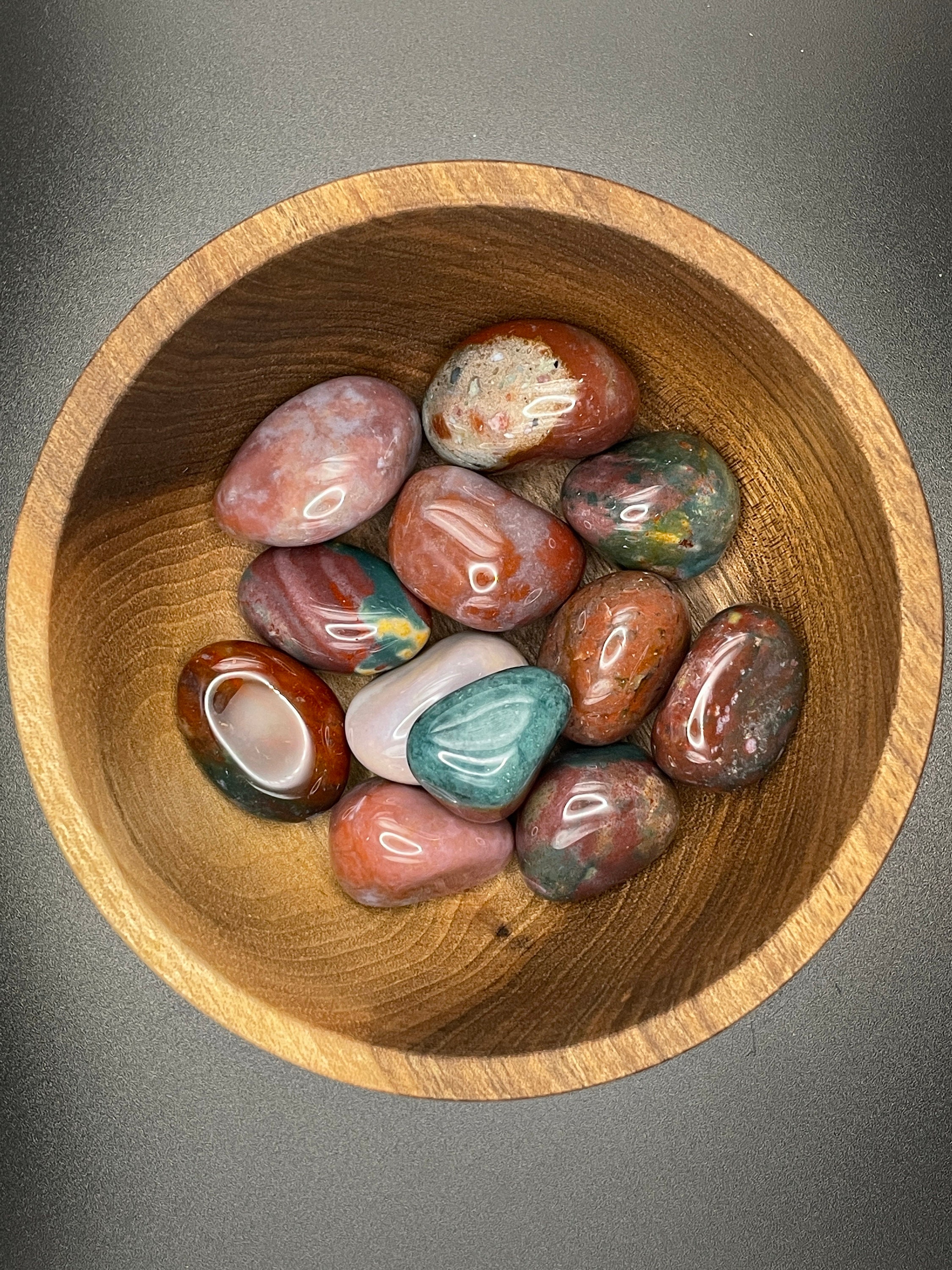 Agate Indienne, Pierre Roulée, Naturelle, Inde