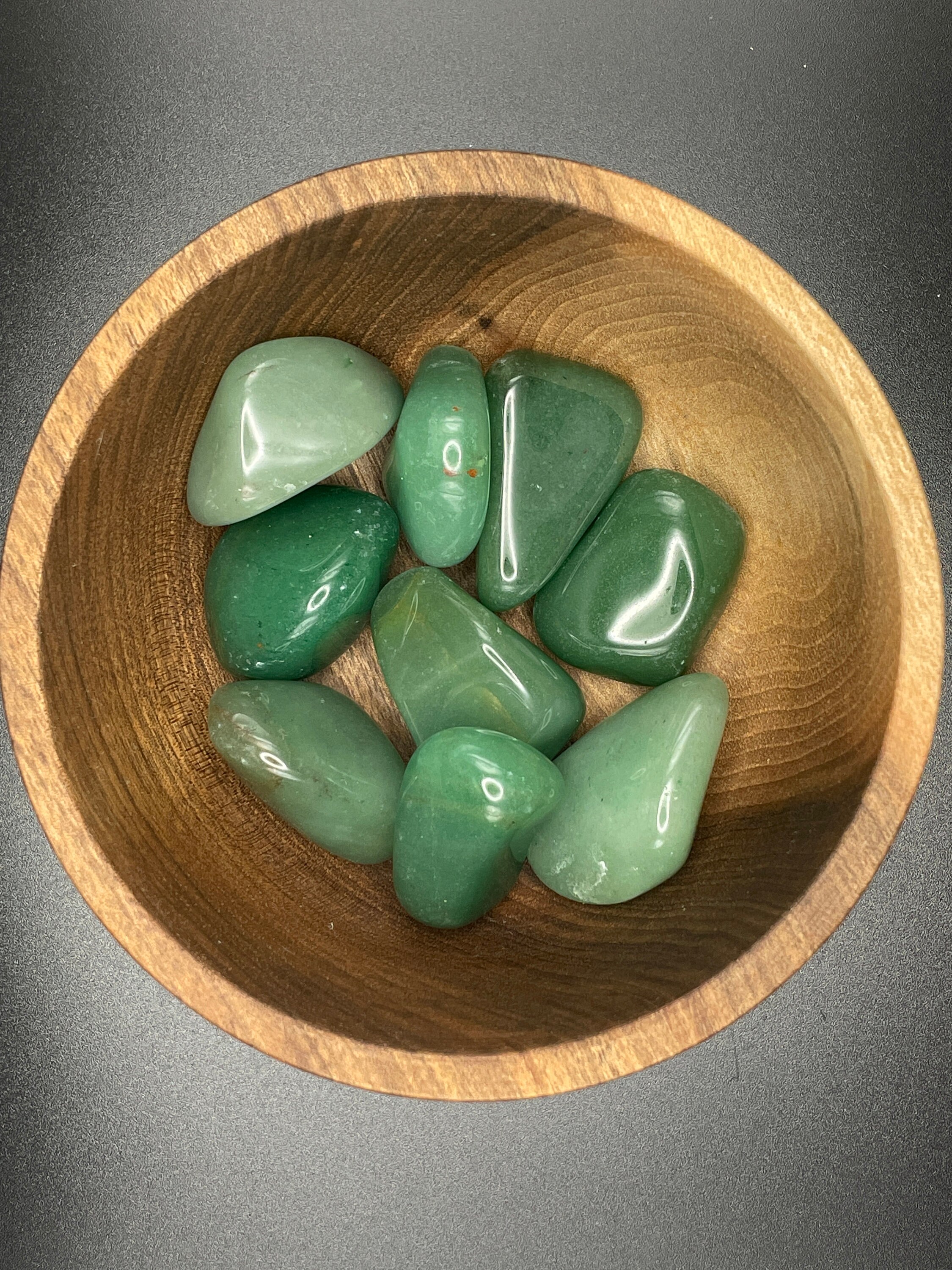 Aventurine Verte, Pierre Roulée, Naturelle, Brésil