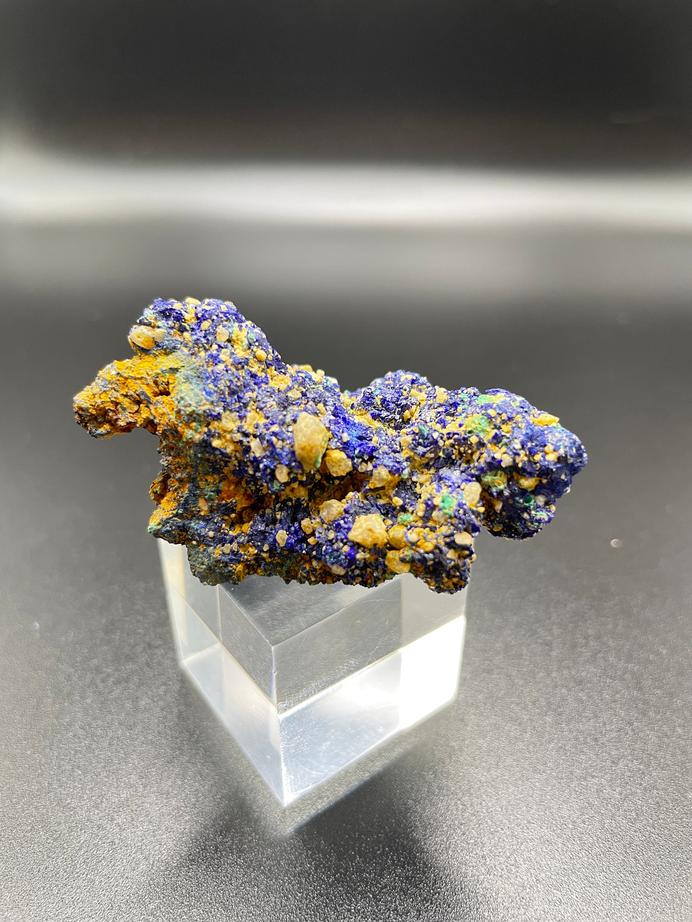 Chessylite, Azurite/ Malachite, Chessy-Les-Mines, France