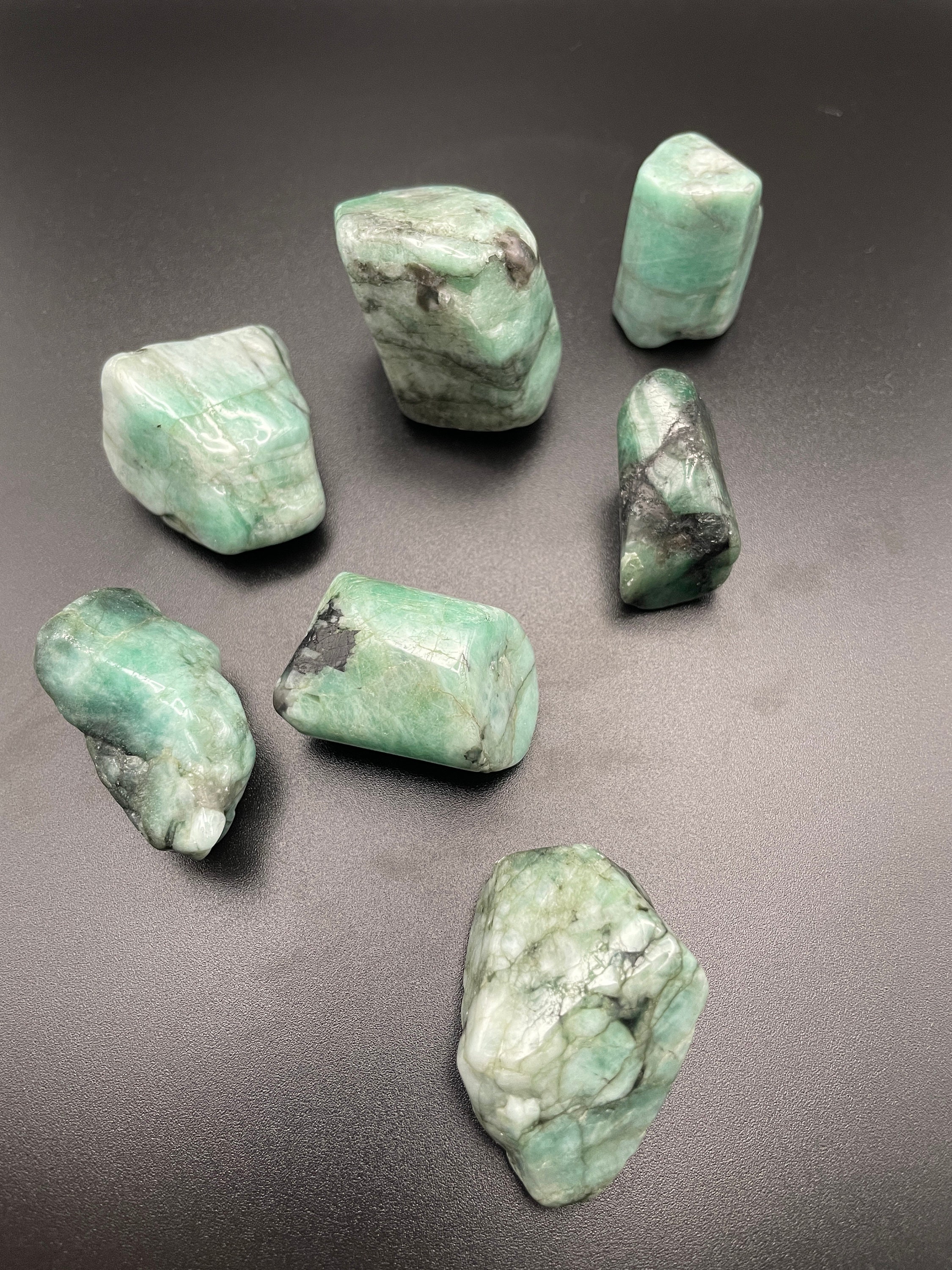 Emeraude, Pierre Polie, Naturelle, Qualité Aa, Brésil