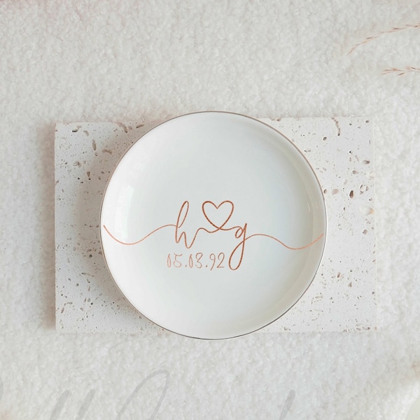 Wedding Ring Plate Etsy