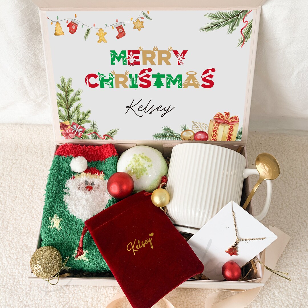 Luxury Christmas Gift Box With Coffee Mug Christmas Eve Etsy