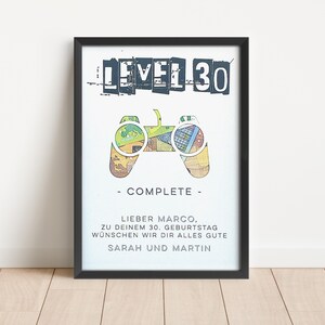 Personalized gift for a 30th birthday, milestone birthday, money gift for gamers, console, gaming