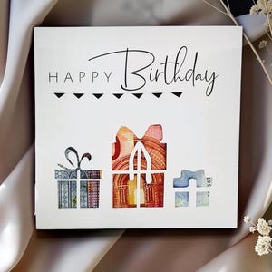 Carte-cadeau d'argent pour un anniversaire, cadeau d'anniversaire spécial, coffret cadeau exauçant un vœu